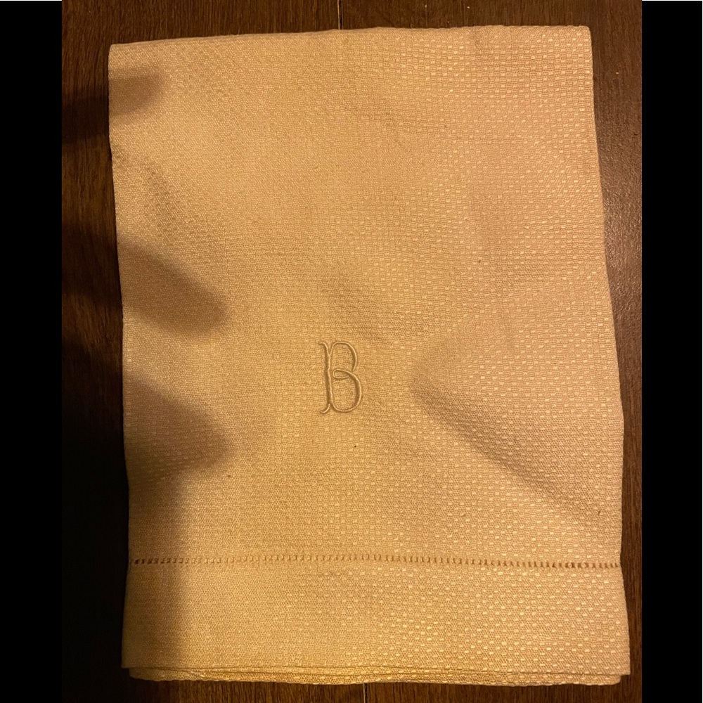 Antique “B” monogrammed linen
